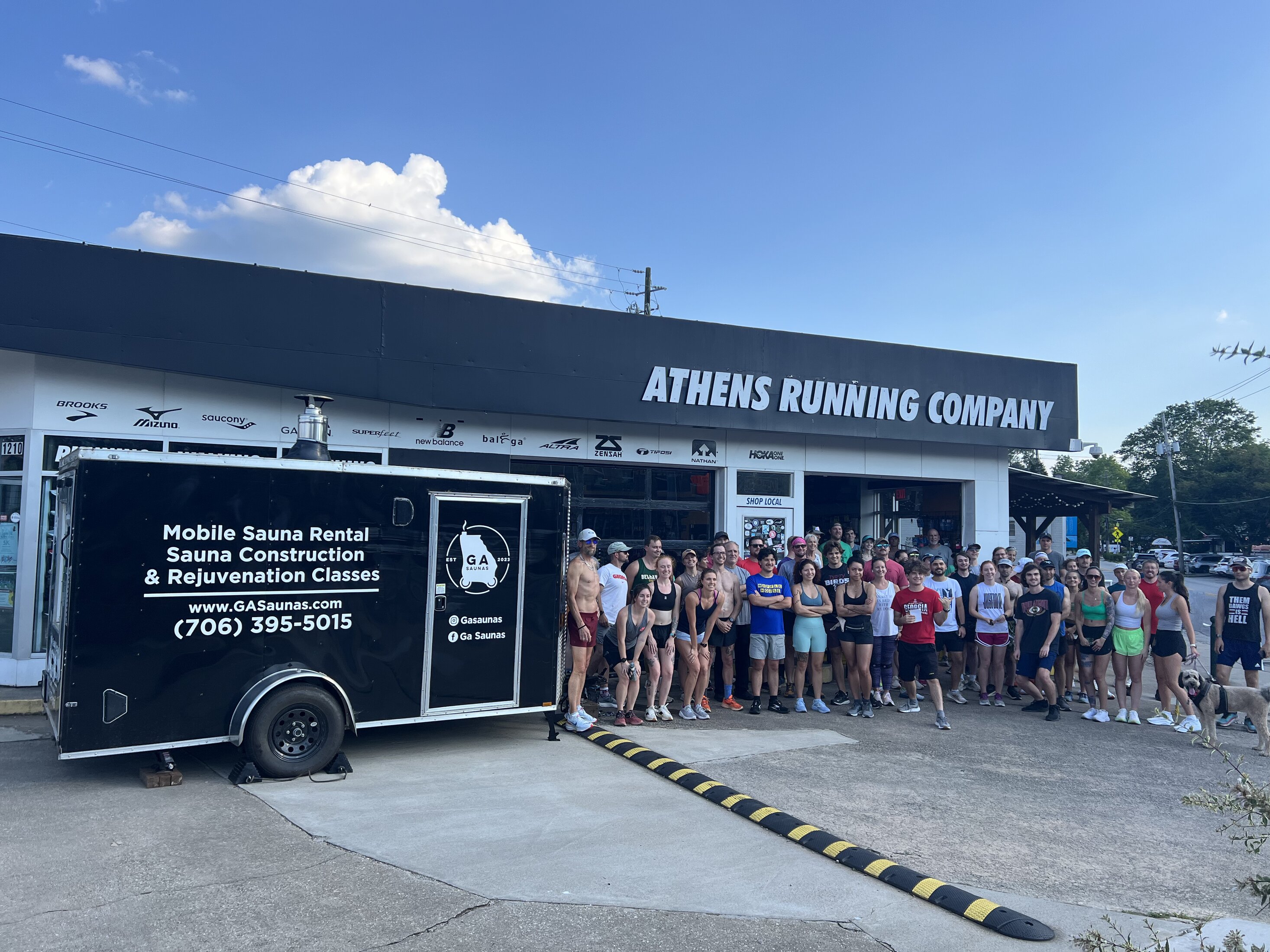 Sauna delivery in progress
